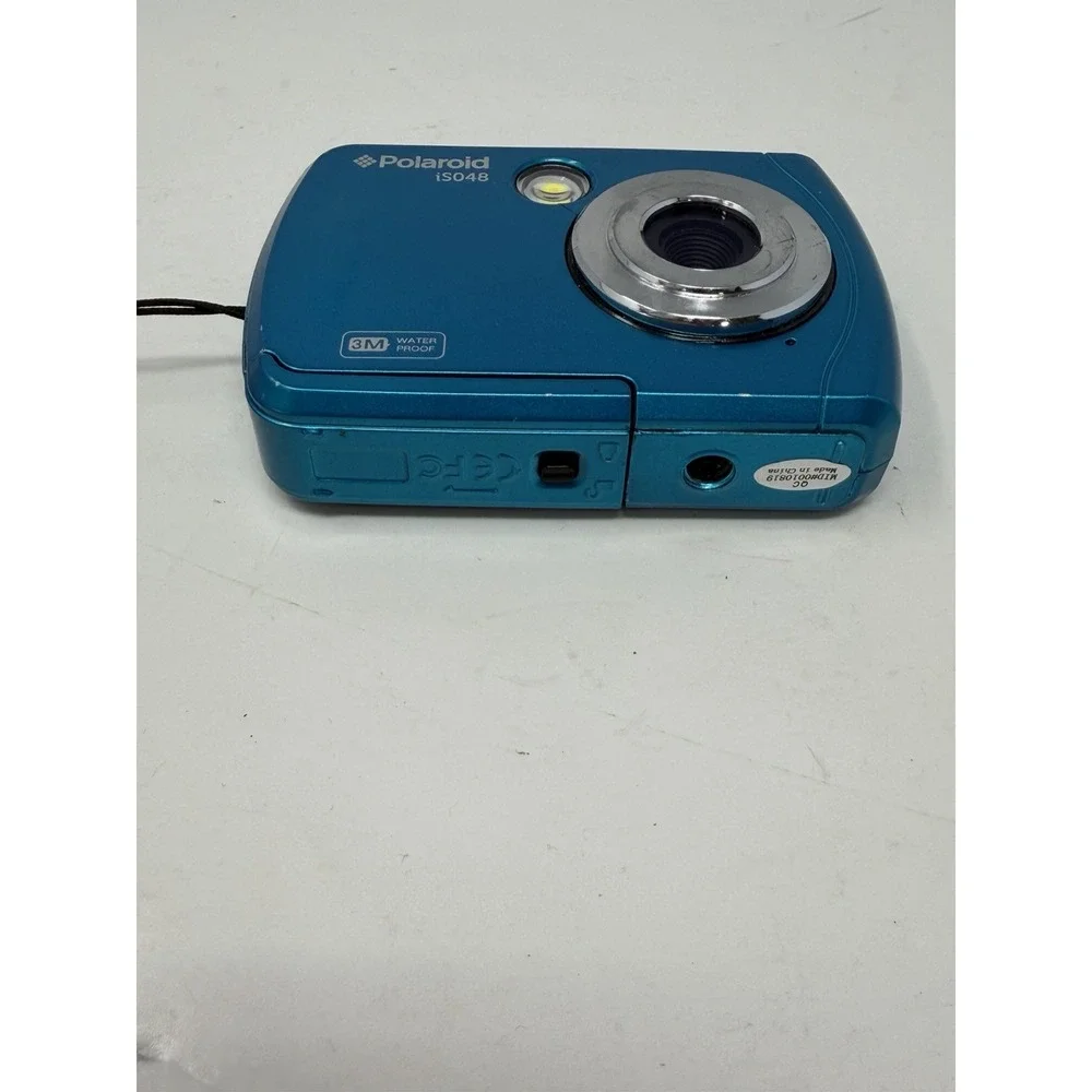 Polaroid iS048 Waterproof Digital Camera - 16MP‎ 3M Blue - Tested & Working